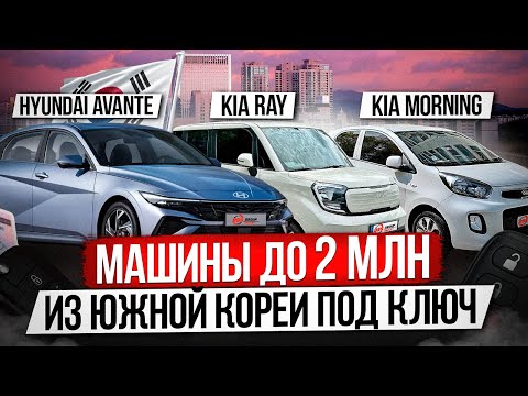 Видео: МАШИНЫ ДО 2 МИЛЛИОНОВ ИЗ ЮЖНОЙ КОРЕИ  / KIA Morning, Kia Ray, Hyundai Avante