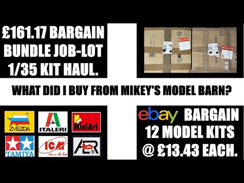 Видео: ОГРОМНЫЙ НАБОР ЗА 161 ФУНТ СТЕРЛИНГОВ НА EBAY, РАСПАКОВКА МОДЕЛИ 1/35 TAMIYA, ZVEZDA, ITALERI, MI...