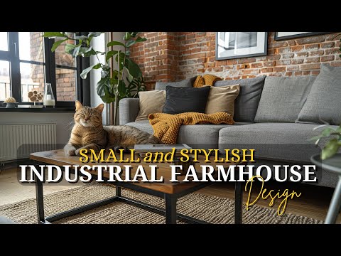 Видео: Маленькое пространство, большой стиль: дизайн индустриального фермерского дома