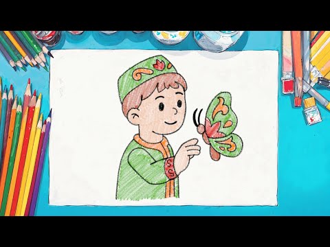 Видео: ШАЯН Рәссам: Бала белән күбәләк