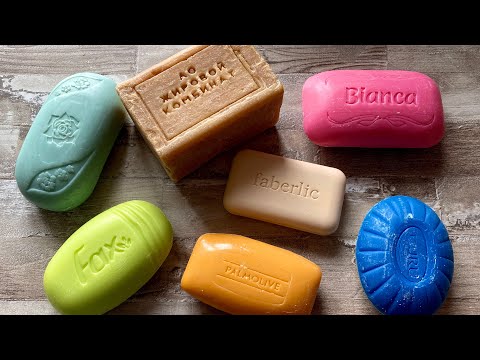 Видео: ASMR Soap cutting | Soap Carving|Резка мыла  | ASMR