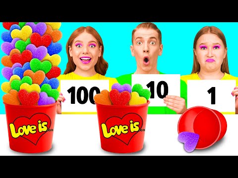 Видео: 100 Слоев Еды Челлендж | Потрясающие Кухонные Лайфхаки от BooGaGa