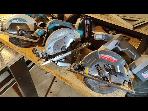 Видео: Makita наносит ответный удар! Продолжение эпопеи с пилами 165мм левый диск.