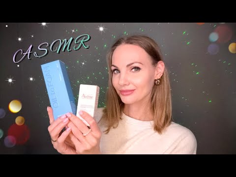 Видео: АСМР,  Усыпляющий Обзор Косметики, тихий голос / ASMR shopping