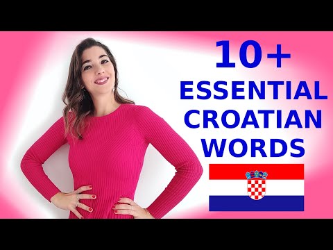 Видео: УЧИТЕ ХОРВАТСКИЙ ЯЗЫК: 10+ основных слов хорватского языка, которые вы ОБЯЗАНЫ ЗНАТЬ!
