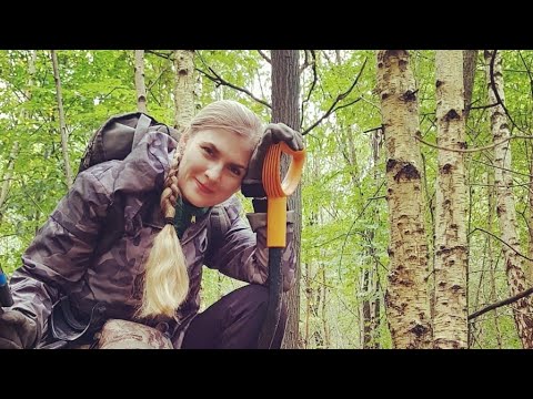 Видео: Откопала дядьку с бородой,рассыпуха...