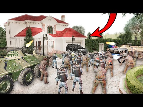 Видео: ДОМ БРИГАДЫ ОКРУЖЕН СПЕЦНАЗОМ! ОНИ ИДУТ НА ШТУРМ! ЭТО КОНЕЦ?! GTA:CRMP