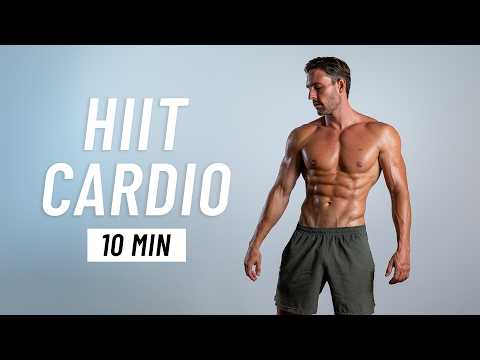 Видео: 10-минутная HIIT-кардио тренировка для сжигания жира дома (без оборудования)