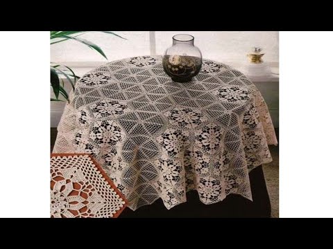 Видео: СКАТЕРТЬ КРЮЧКОМ ИЗ МОТИВОВ ДВУХ ВИДОВ. ЧАСТЬ 2