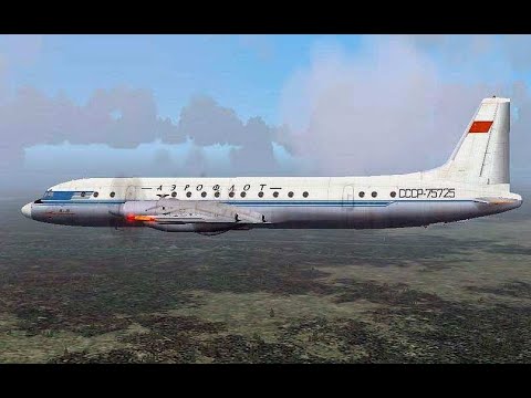 Видео: Спасение Ил 18- посадка с 2 остановившимися двигателями Обледенение,пилоты на пределе...