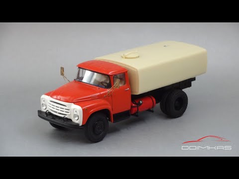 Видео: Набор деталей для сборки цистерны КО-002 (ЗиЛ-130) | DiP Models | Масштабные модели автомобилей СССР