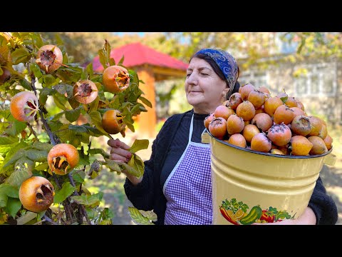 Видео: Бабушка собрала свежую мушмулу и сделала соленья на зиму. Хранить в течение 1 года
