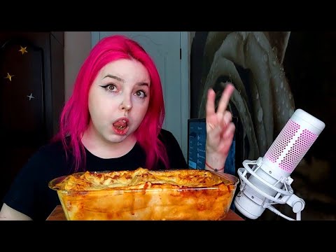 Видео: Домашняя лазанья мукбанг/mukbang