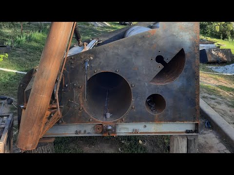 Видео: Вигрузний шнек на гарбузовий комбайн. Практично фінал