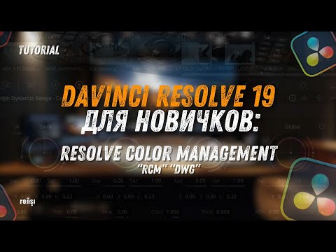 Видео: Davinci Resolve 19 для новичков - Resolve Color Management / Davinci Wide Gamut