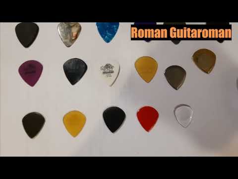 Видео: Крутейший обзор медиаторов. Форма, материал, толщина, вес. Слышно ли разницу? #picks #медиатор