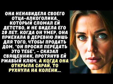 Видео: Дочь вернулась из города на ПОХОРОНЫ ОТЦА-ПЬЯНИЦЫ, но когда священник отдал ей КЛЮЧ от его сарая...