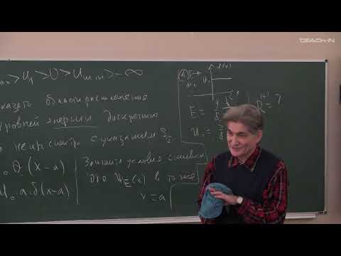 Видео: Парфёнов К.В. - Квантовая теория.Ч.1.Семинары - 4. Движение частицы в области потенциального барьера