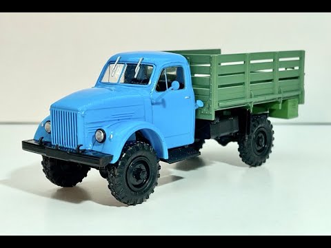 Видео: Легендарные грузовики СССР №52 ГаЗ-63  масштаб 1:43 MODIMIO
