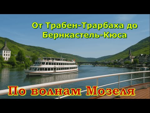Видео: На речном пароходике. Прогулка по Мозелю / Mosel. Von Traben-Trarbach nach Bernkastel-Kues