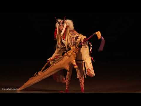 Видео: Cosplay defile - Максия - Fate:Grand Order - Ibaraki Dōji