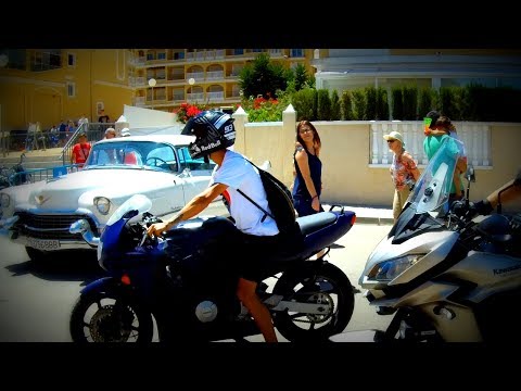 Видео: "Смотра" по-испански : мото/авто тусовка [4k Ultra HD]
