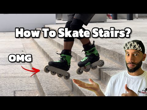 Видео: Как кататься по лестнице на роликах для начинающих