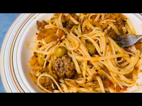 Видео: Фрикадельки и лингвини #кулинария #британия #вкуснаяеда #гайанская