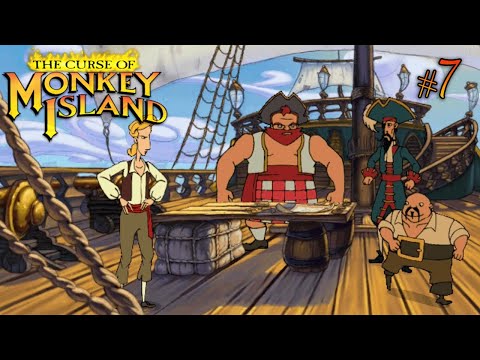 Видео: 7 Давайте поиграем в The Curse of Monkey Island