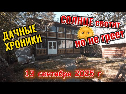 Видео: Дорога на дачу и дачные дела 13 сентября 2025 г
