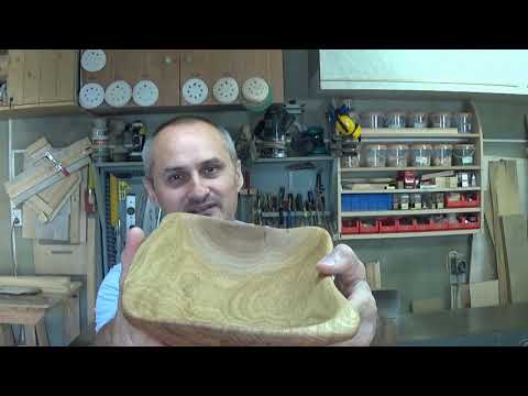 Видео: Тарелка из дерева.Первый блин комом))