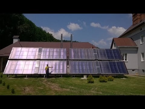 Видео: Если солнечный коллектор и тепловой насос связать (Разновидности 8-го типа 100%солнечного отопления