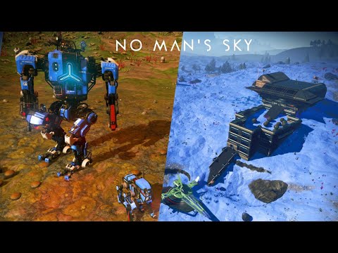 Видео: Team ''Blue" и сравниваем метод фарма нанитов [NMS Sentinel] #18