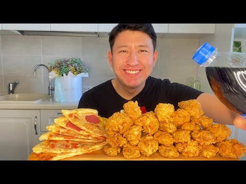 Видео: МУКБАНГ МНОГО ОСТРЫХ КРЫЛЫШЕК 🍗🍟 ПИЦЦА КАРТОШКА ФРИ MUKBANG BREADED WINGS (not KFC) PIZZA не ASMR