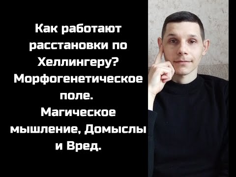 Видео: Как работают расстановки по Хеллингеру?  Морфогенетическое поле. Магическое мышление, Домыслы и Вред