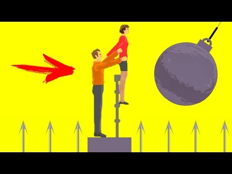 Видео: НЕ БРОСАЙ МЕНЯ ТУДА! ОПАСНОЕ ИСПЫТАНИЕ НА ВЫЖИВАНИЕ! СЛОЖНЫЙ УРОВЕНЬ В ХЭППИ ВИЛС (Happy Wheels)