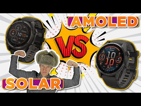 Видео: Сравнение AMOLED или Solar экран? Garmin Fenix 8! Лучший обзор для ТОП часов какой дисплей выбрать!