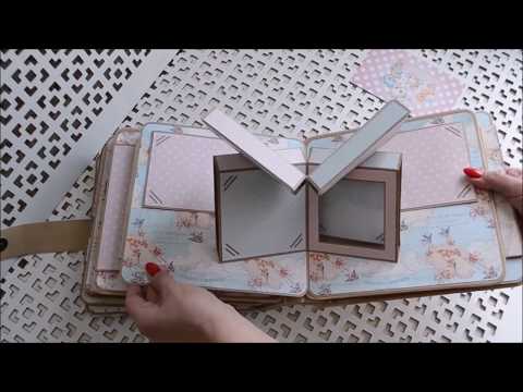 Видео: Pop up album "Big stories"/Разворот №3/How to create pop up page/DIY pop up book