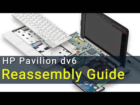 Видео: Руководство по сборке ноутбука HP Pavilion dv6