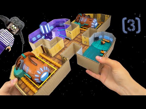 Видео: 3 ЧАСТЬ АМОНГ АС ИЗ КАРТОНА ДЛЯ НУБА ИЗ МАЙНКРАФТ ! Как самому сделать карту THE SKELD (Among Us) !