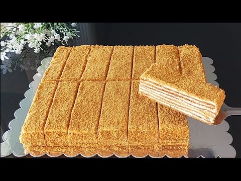 Видео: Готовлю на заказ уже много лет! Это Самый Вкусный Торт, Который я когда-либо ел! Медовик на 12 минут