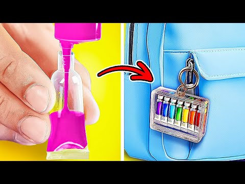 Видео: 10+ КРЕАТИВНЫХ школьных лайфхаков 📚 Полезные советы и DIY идеи от 123 GO! Galaxy
