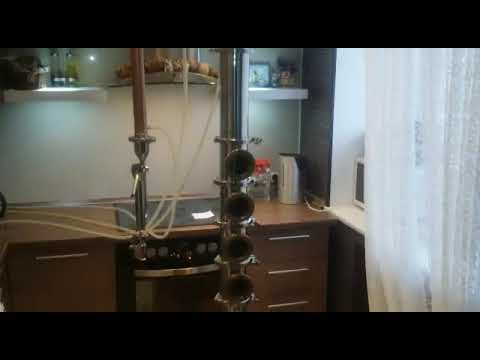 Видео: Фруктовые браги. Часть 2. Отбор по пару.