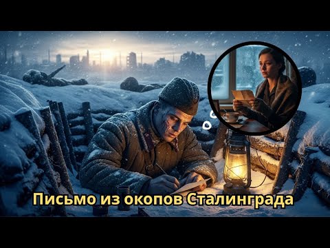 Видео: Письмо из окопов Сталинграда — Душа солдата возвращается в метель.