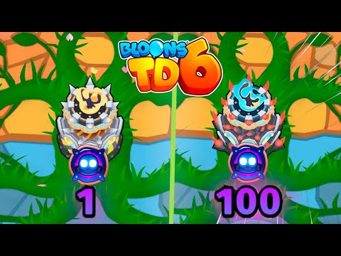 Видео: Bloons TD 6 | Обновление 46 | Парагон ШПИЛЬКОМЁТА 100-й СТЕПЕНИ | Опять сложное имя и много силы!?