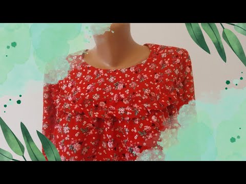 Видео: Быстро шьем платье кокетку #dress #платье #творчество