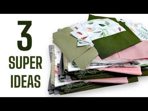 Видео: ✂️ 3 CУПЕР ИДЕИ - ЧТО СШИТЬ ИЗ ОБРЕЗКОВ И ОСТАТКОВ ТКАНИ -  DIY