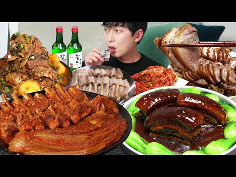 Видео: Коллекция различных свиных мукбангов🐷🐖 ASMR REALSOUND EATINGSHOW