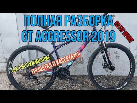 Видео: Полная разборка GT Aggressor 2019 года. Полное тех обслуживание