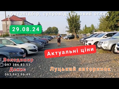 Видео: Луцький авторинок. 29.08.24. Актуальні ціни